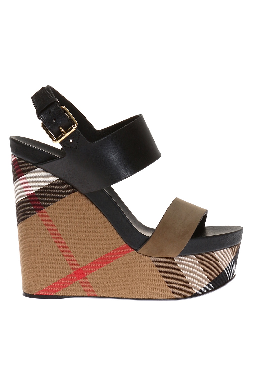 Brown Nuneaton wedge sandals Burberry Vitkac Spain